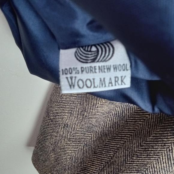 Vintage Pendleton 100% Virgin Wool Herringbone Blazer, Vest, & Skirt Set - Picture 12 of 13